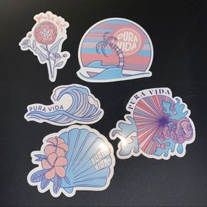 Pura Vida Sticker Set